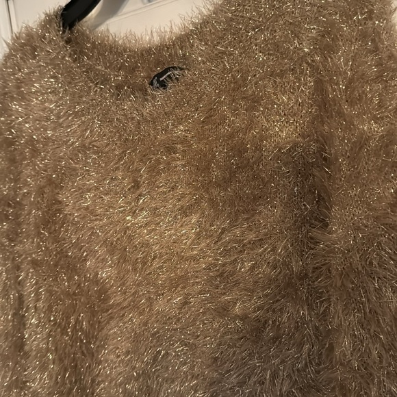 INC metallic gold sweater NWT XL - Picture 4 of 10